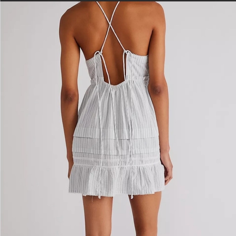NWT FREE People Desert Days Striped Dress - Picture 6 of 6